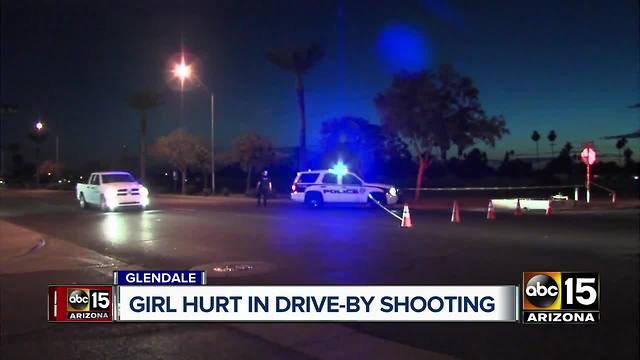 Girl wounded in drive by shooting in Glendale