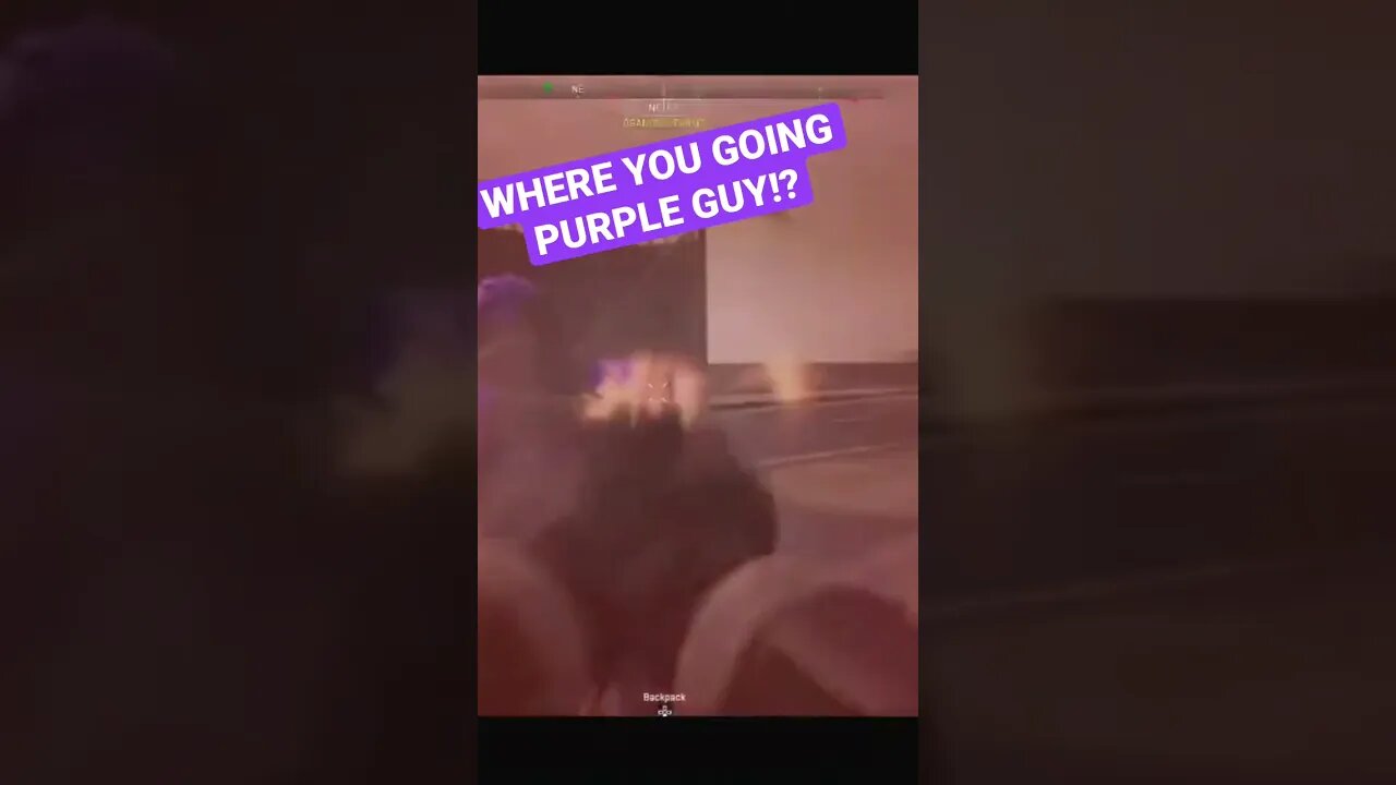 WHERE YOU GOING PURPLE GUY!? Subscribe for more #resurgence #warzone2 #codclips #short #season2