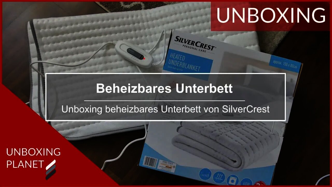 Beheizbares Unterbett für kalte Jahreszeit - Unboxing Planet