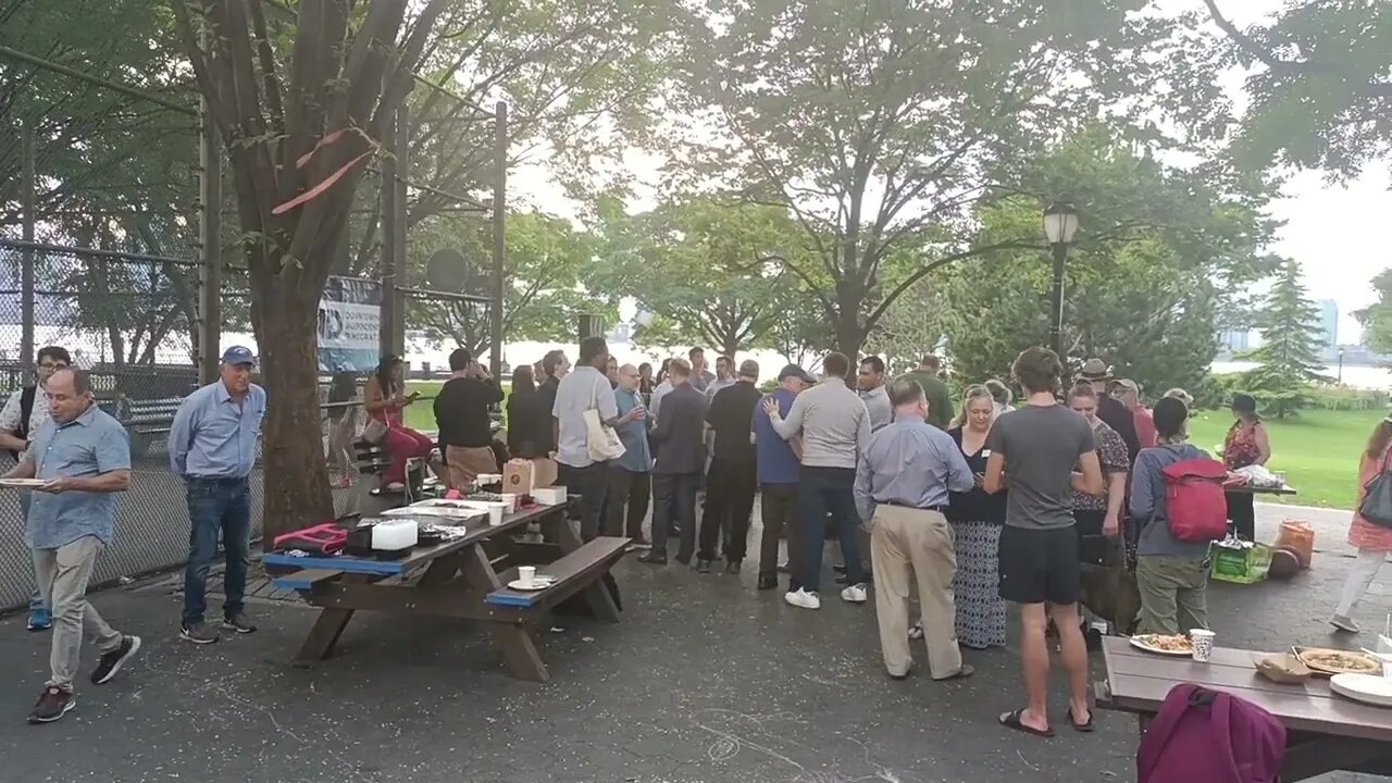 The DIDNYC Potluck inside Roosevelt Park VittoriaNYC 8/23/23