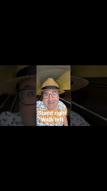 Washington DC escalator etiquette - Stand right, walk left.