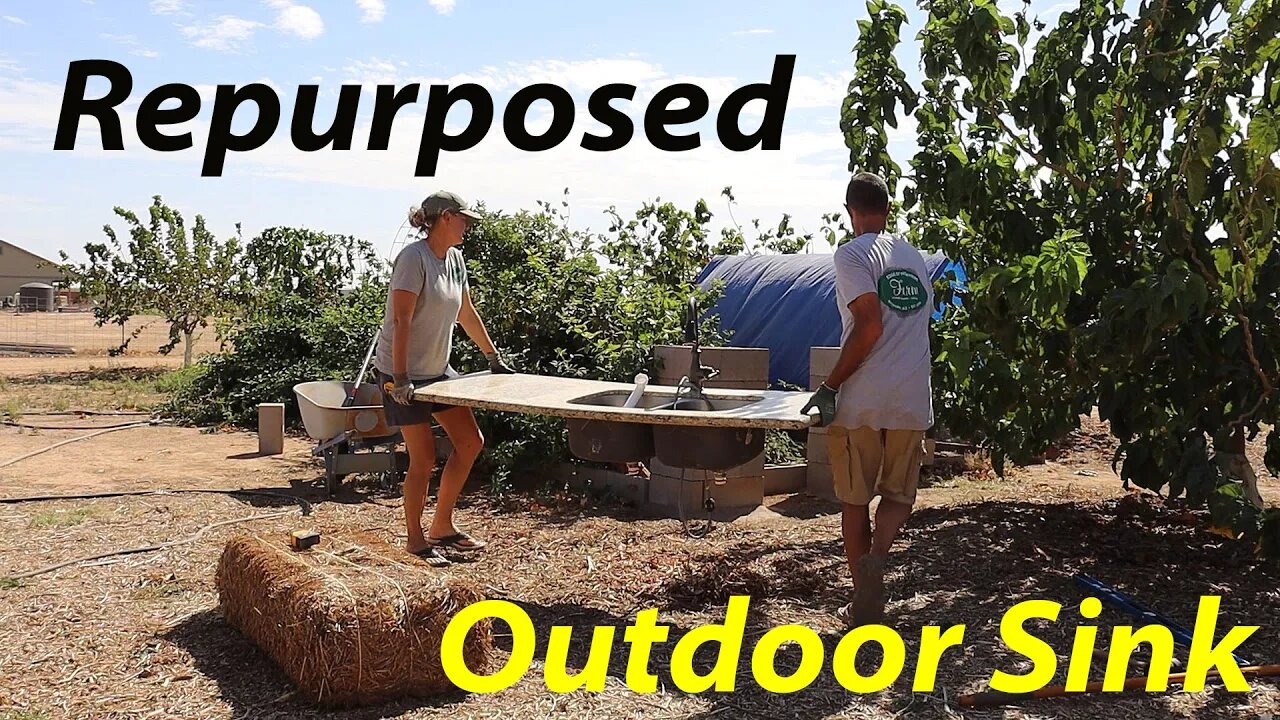 Outdoor Sink Install | Final Word on Okra