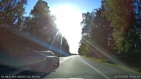 Wyprzedzanie na linii podwójnej ciągłej