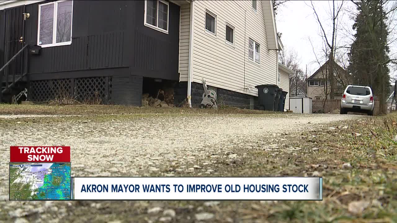 Akron mayor focused on fixing up old housing stock