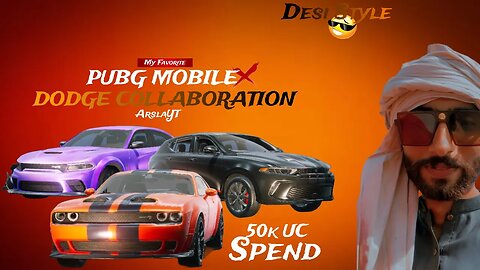 PUBG MOBILE X DODGE COLLABORATION 🥵| Creat Opening In Desi Style 🤭😂| Spend 50k UC 🥵🥵