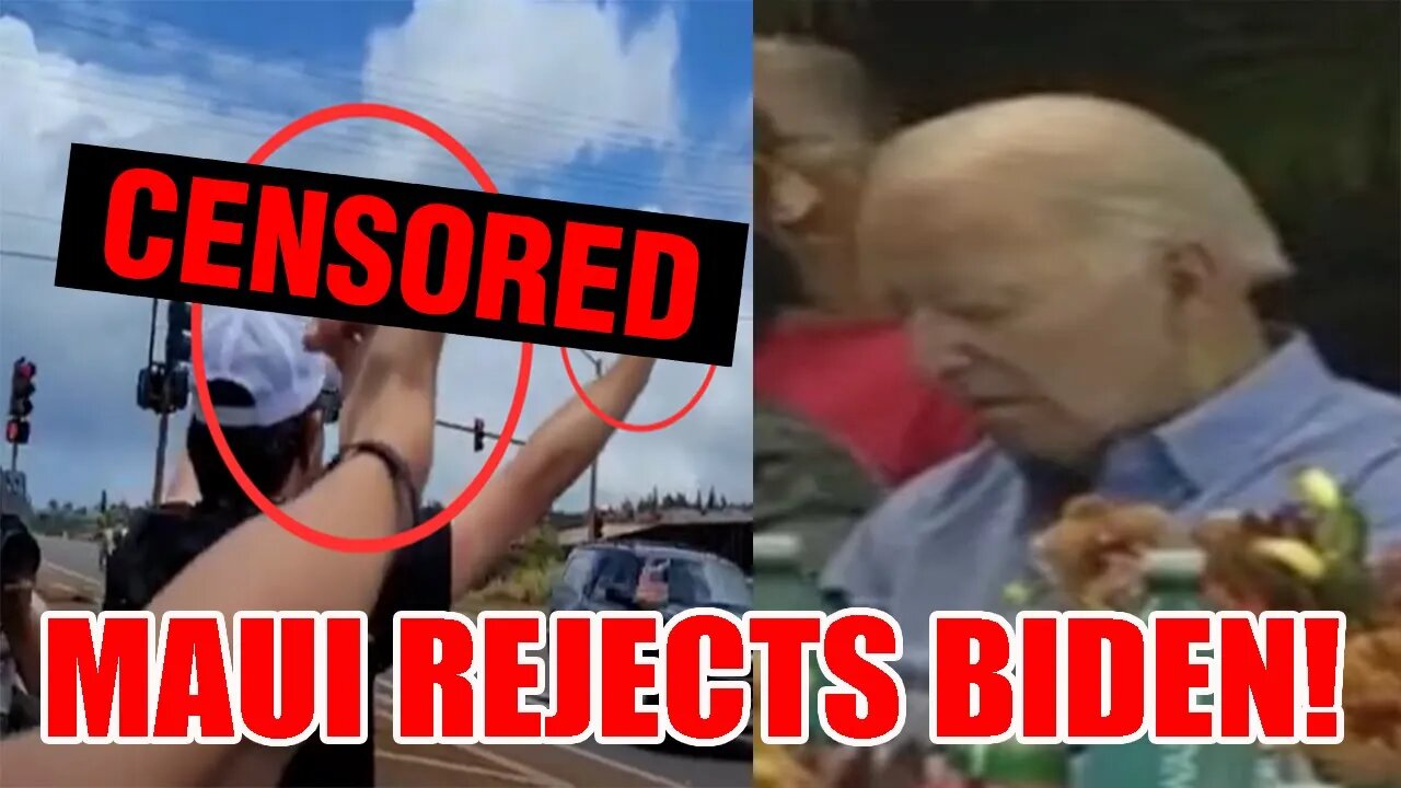 Joe Biden's Maui visit was a DISASTER as he FALLS ASLEEP! Residents chant "F**K YOU" in VIRAL VIDEO!