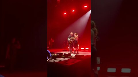 Zach Bryan sings with fan on stage (via: elenaduffy) #music #fan #concert #countrymusic #zachbryan