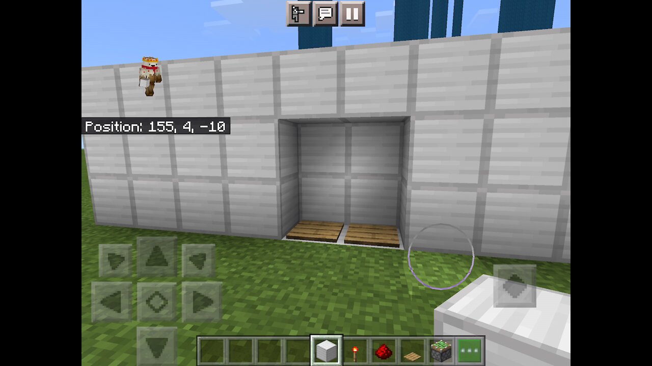 A 2x2 piston door