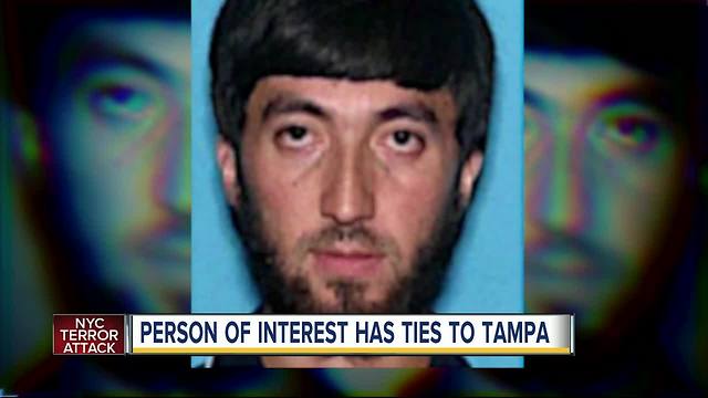 Person of interest in NY terror attack described as 'weird' and 'cautious' by Tampa neighbors