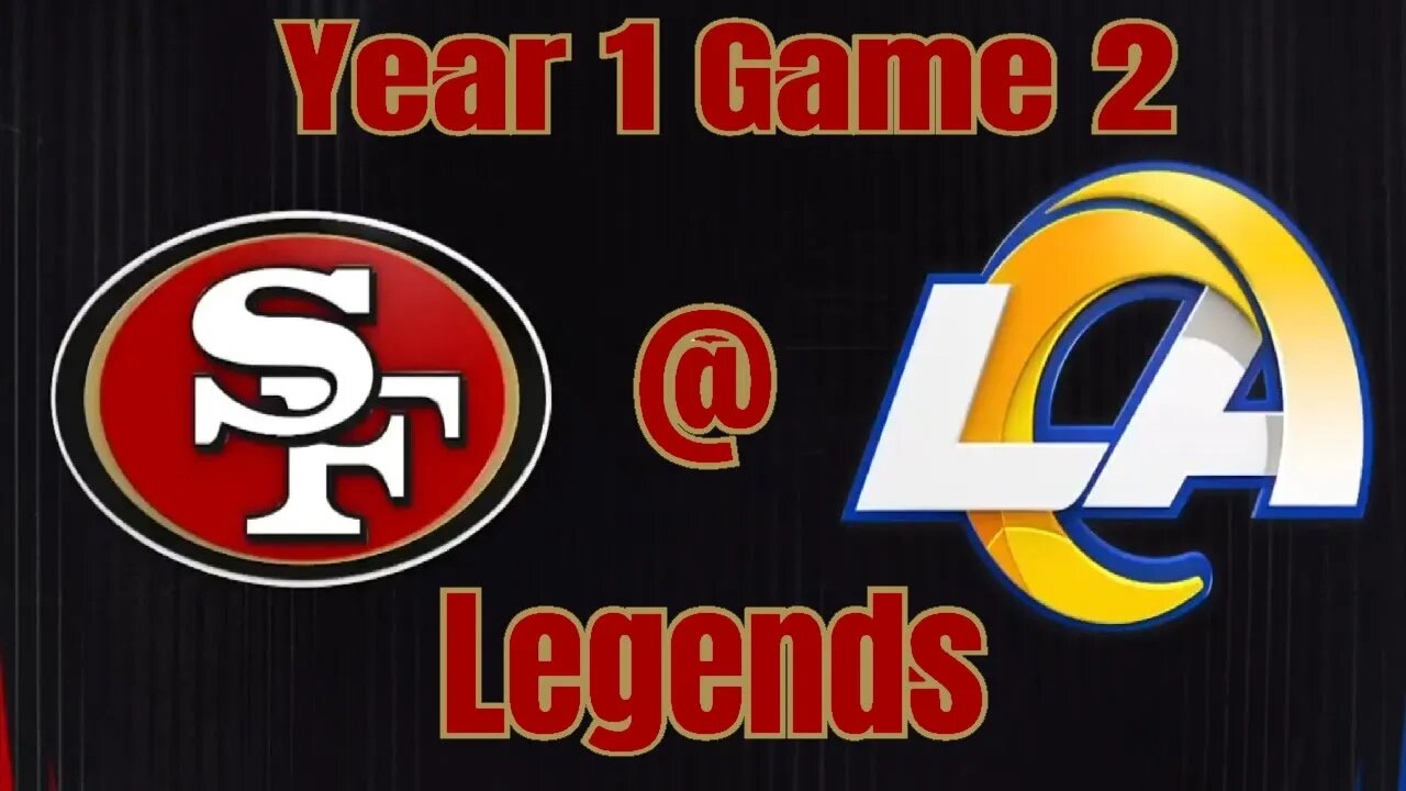 Madden 24 49ers Vs Rams Legends Y1 G2