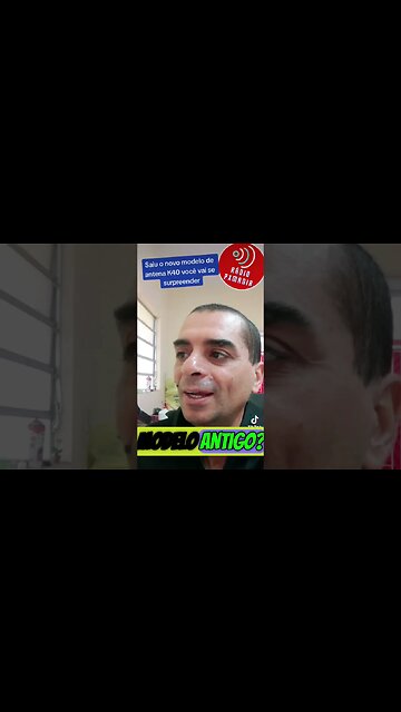 Novo modelo de Antena para rádio px