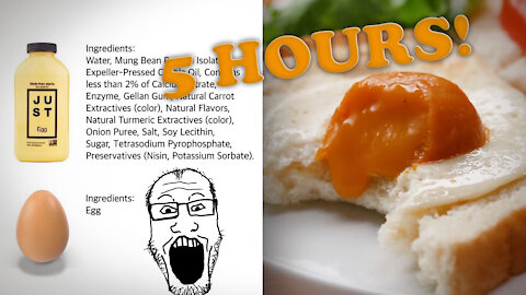 Hilarious! Vegan Egg Only Takes 5 Hours To Cook