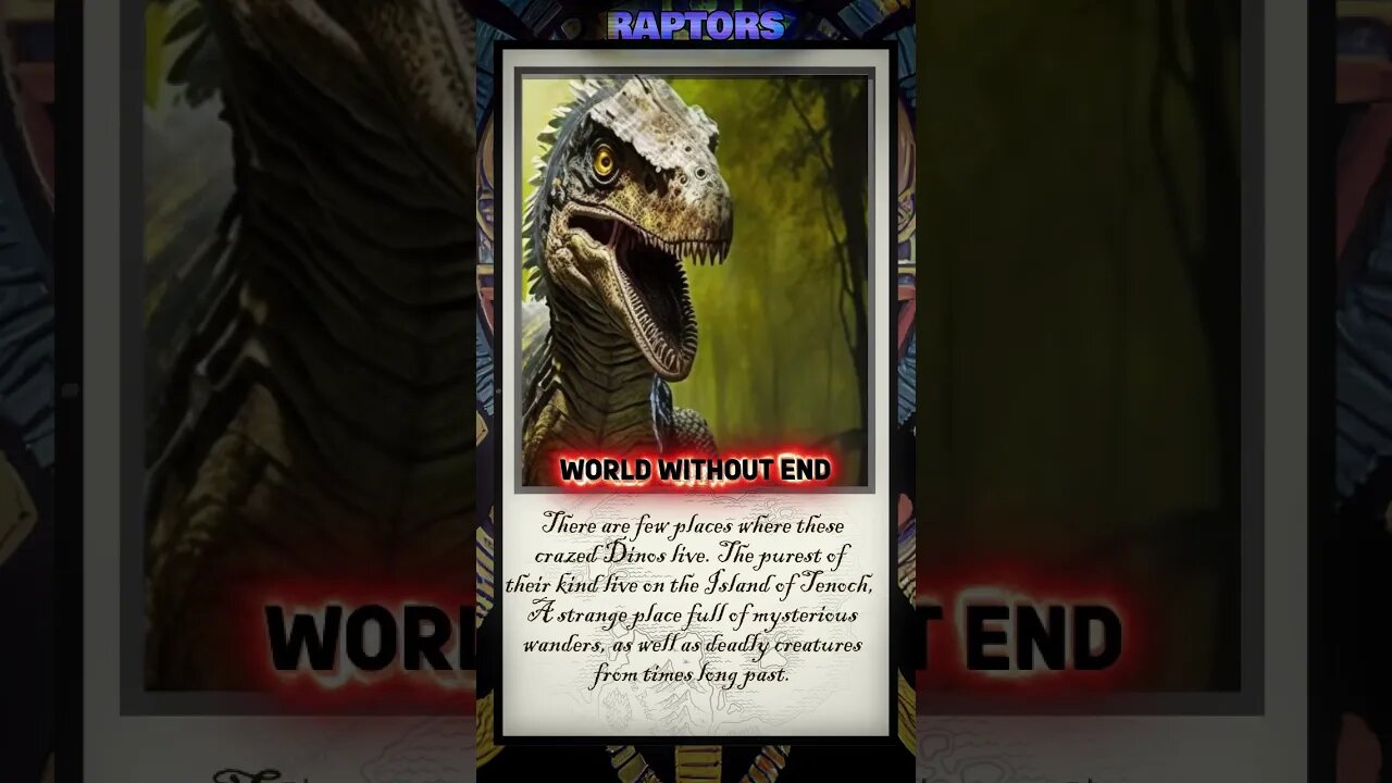 Raptors: Creaturer Bio - Original Dark Fantasy/Sci-Fi RPG World #short Lore video