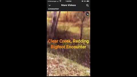 BigFoot story Clear Creek Redding California