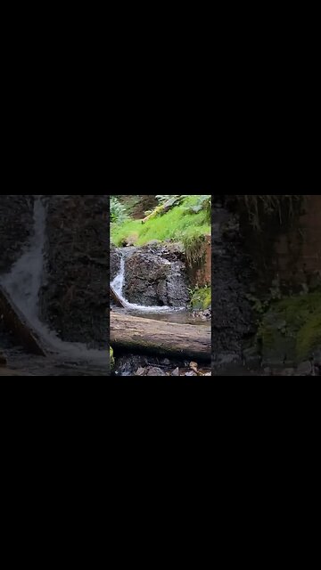 Exploring Edinburgh and finding waterfalls 💫 #Scotland #nature #healing