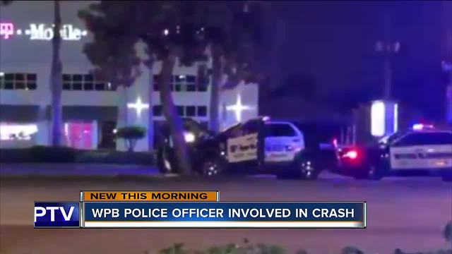 West Palm Beach police vehicle involved in crash