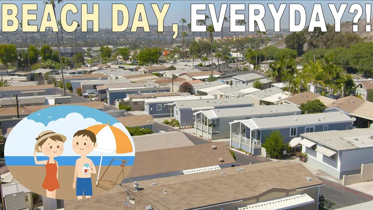 Everyday is Beach Day?! Beachwood Park & Village Mobile Home Community Tour! Minutes From The Beach!