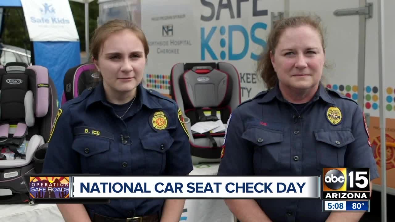 Saturday is National Car Seat Check Day