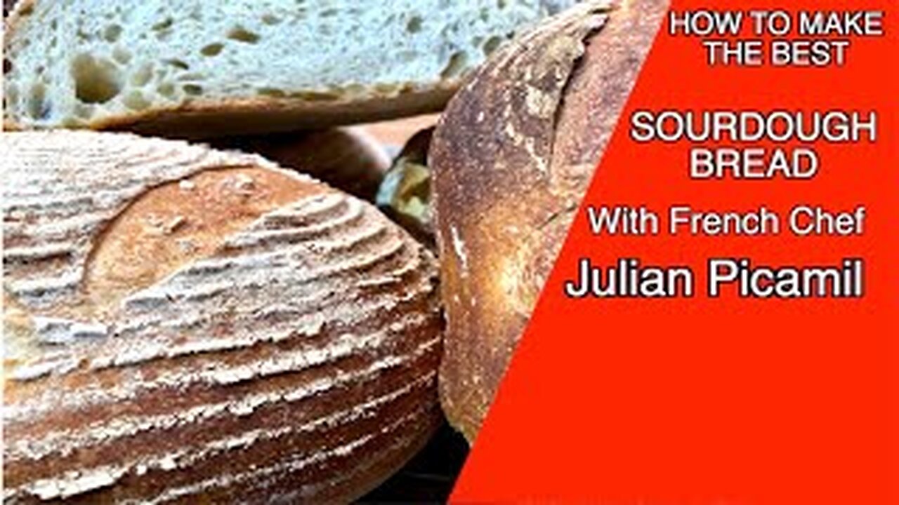 How to make Sourdough, Crisp crust bread with a light texture, with Julian Picamil.