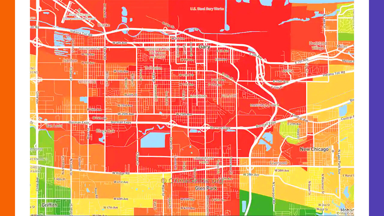 Crime Maps In US Cities Compared