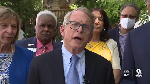 DeWine visits African American Chamber vax site, touts 45% jump in vaccination rate