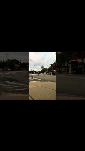 Riding off international the sunset in America