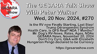 2024-11-20 GESARA Talk Show 270 - Wednesday