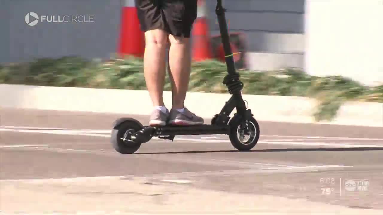 Enforcement -- or lack thereof -- of electronic scooter rules in Tampa