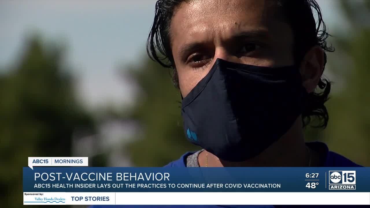 Post-vaccine behavior shouldn't change, expert says