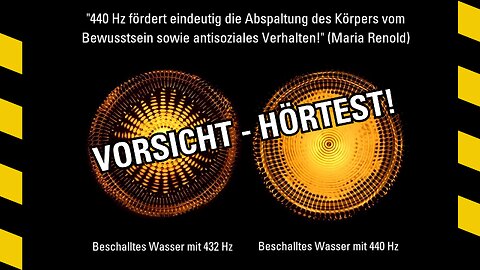 "440 Hz fördert eindeutig die Abspaltung des Körpers vom Bewusstsein sowie antisoziales Verhalten!"