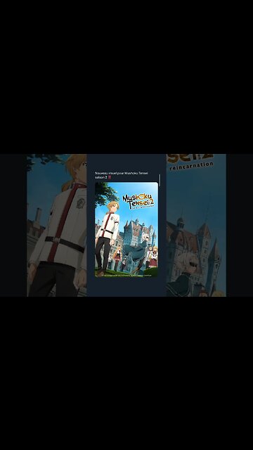 Nouveau visuel pour Mushoku Tensei saison 2 ‼️