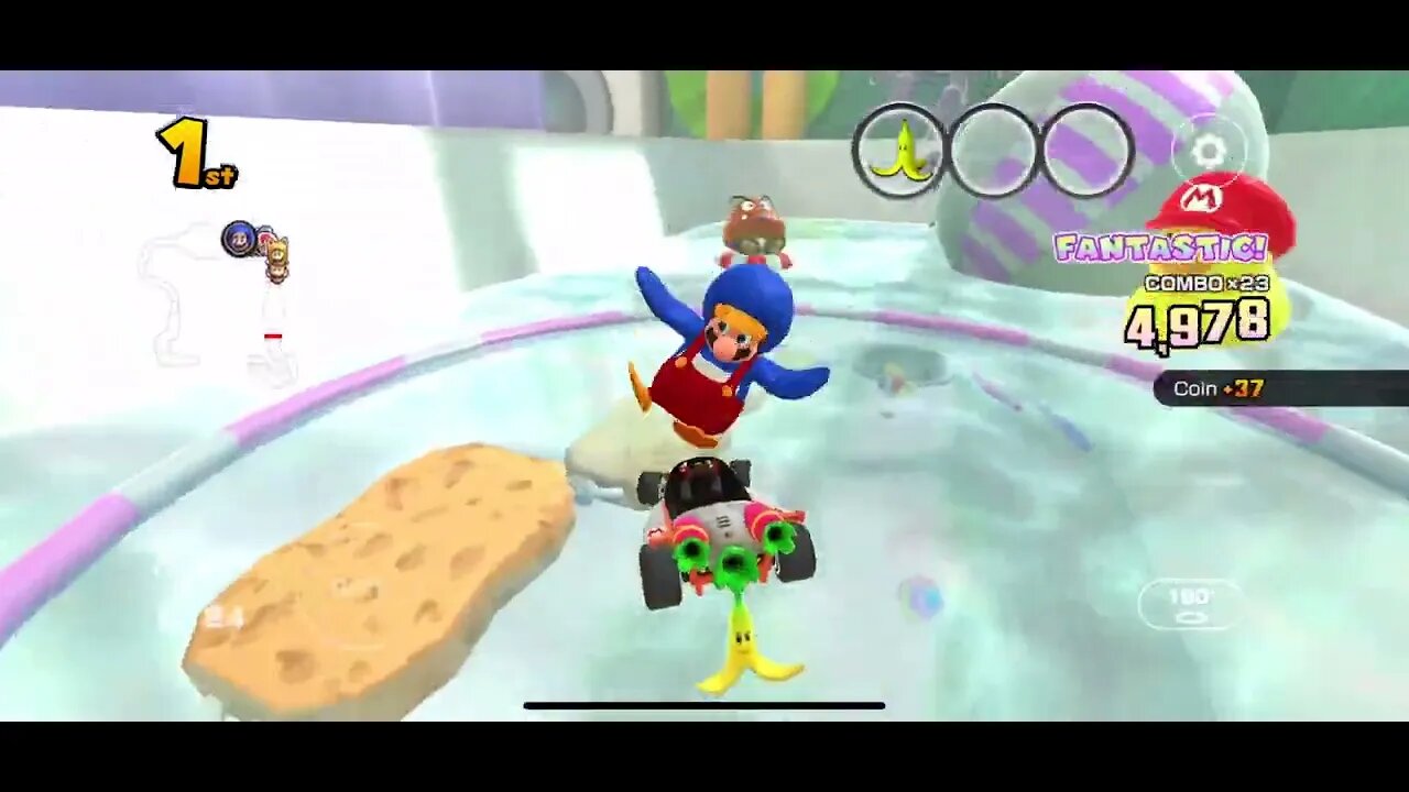 Mario Kart Tour - Vacation Tour NEW Course: Squeaky Clean Sprint