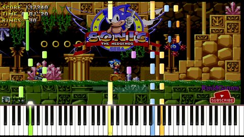 Sonic The Hedgehog - Labyrinth Piano MIDI