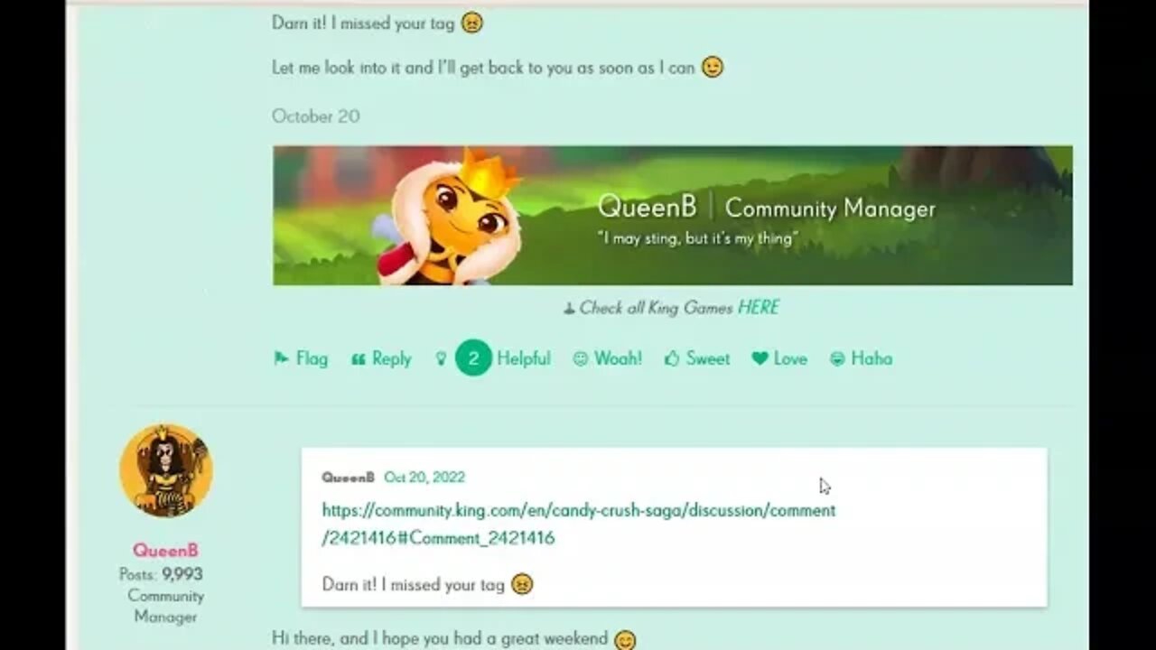 Update on receiving Candy Cup rewards if playing through Facebook...we're getting closer?!? Maybe?!?