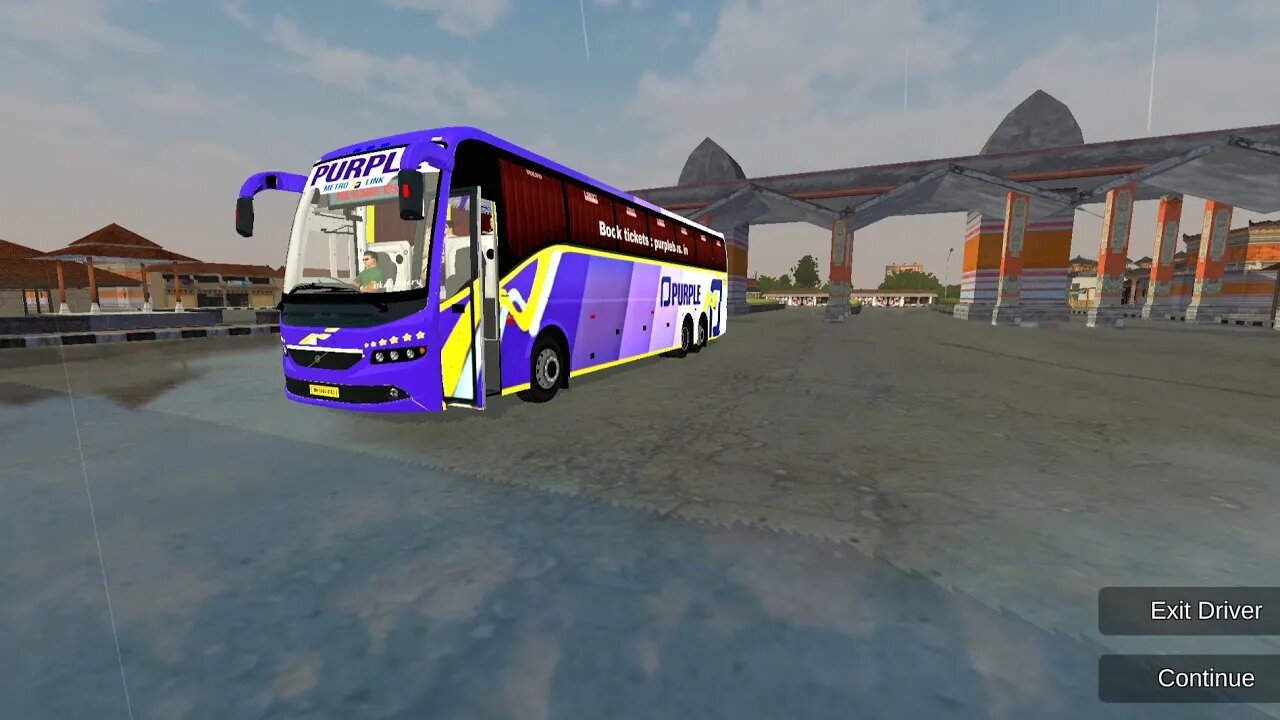 bus simulation Indonesia tour trip / final destination / part 10 / volvo bus