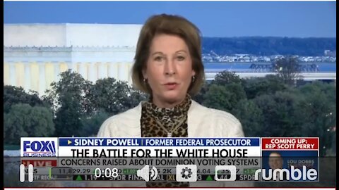 Sidney Powell. Trump won in a landslide