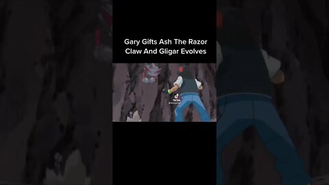 Gary Gifts Ash The Razor Claw And Evolver Gligar into Gliscor