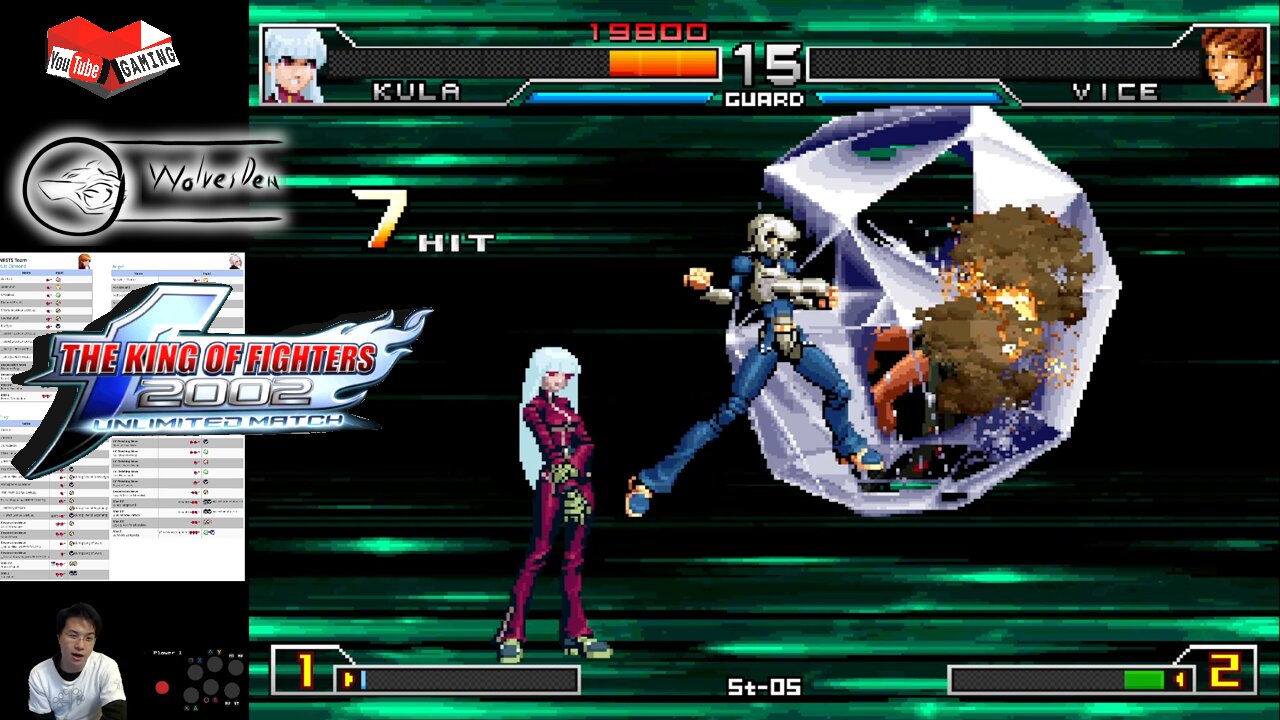 (PC) KOF 2002 Unlimited Match - 08 - NEST Team - Lv 7...think I need some practice with this team :(