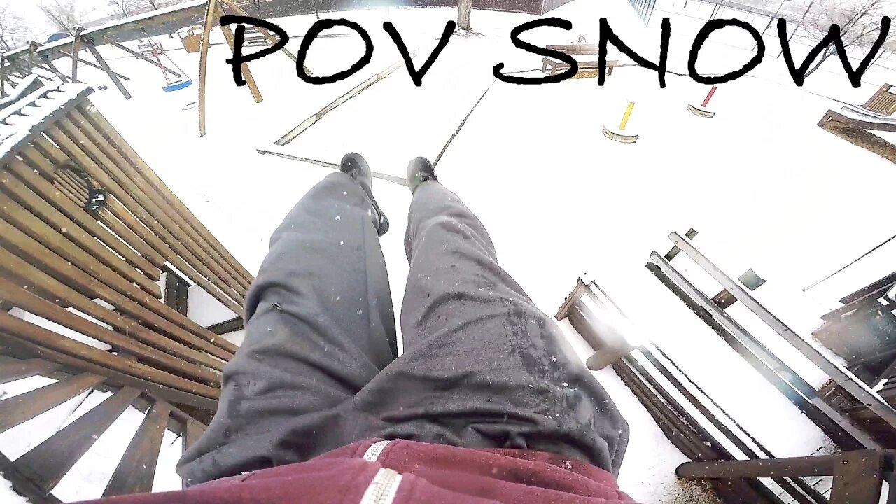 POV Winter Parkour - Discovery Park