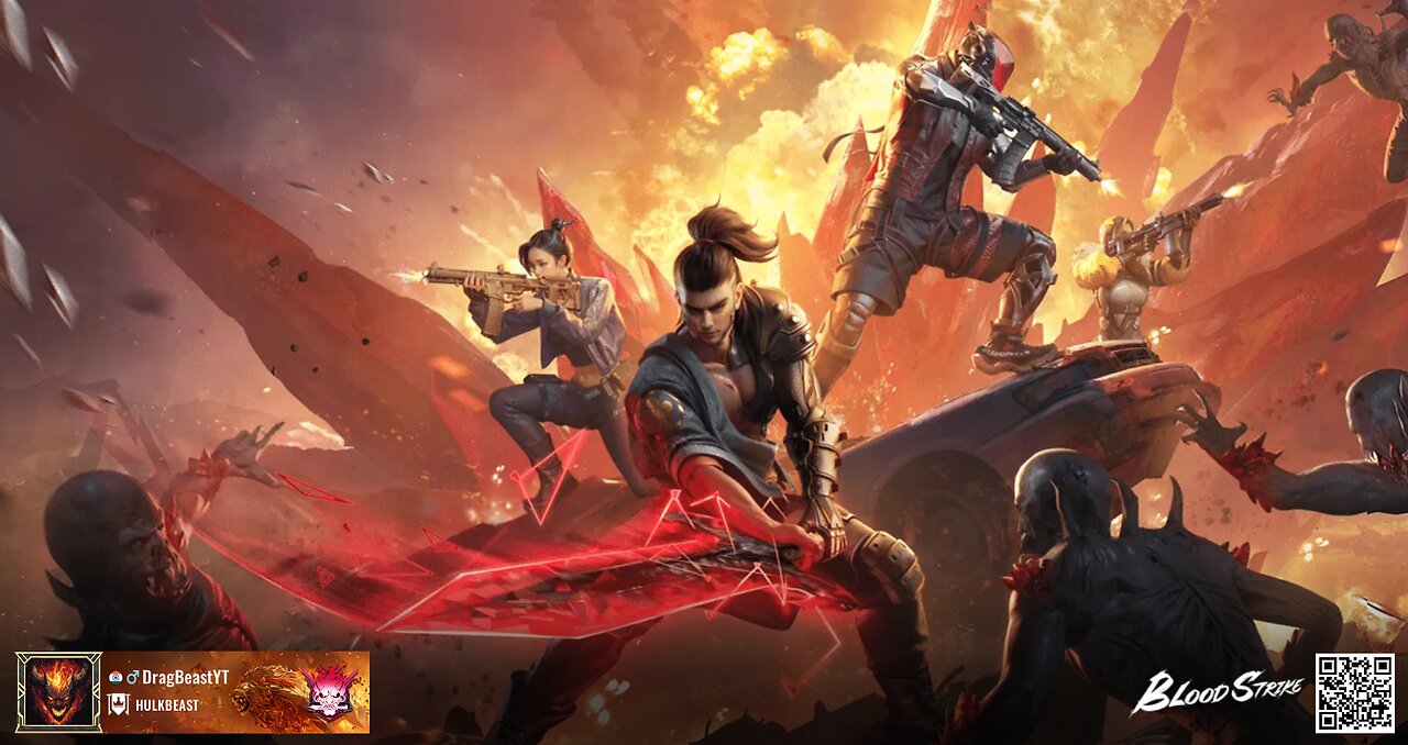 🔴Bloodstrike PC Live Stream New Zombie Update Rank