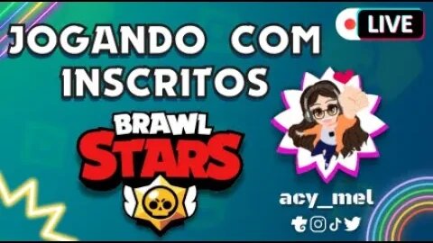 😃 JOGANDO COM INSCRITOS 🎮 @brawlstars ✴️#rumo2k