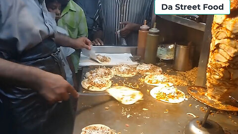 Chicken Shawarma at Street Food - 50 Plus Shawarma in One Go