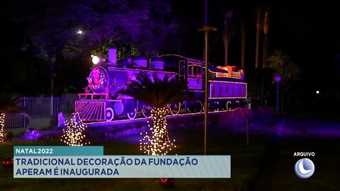 Natal 2022: tradicional decoração da fundação Aperam é inaugurada.