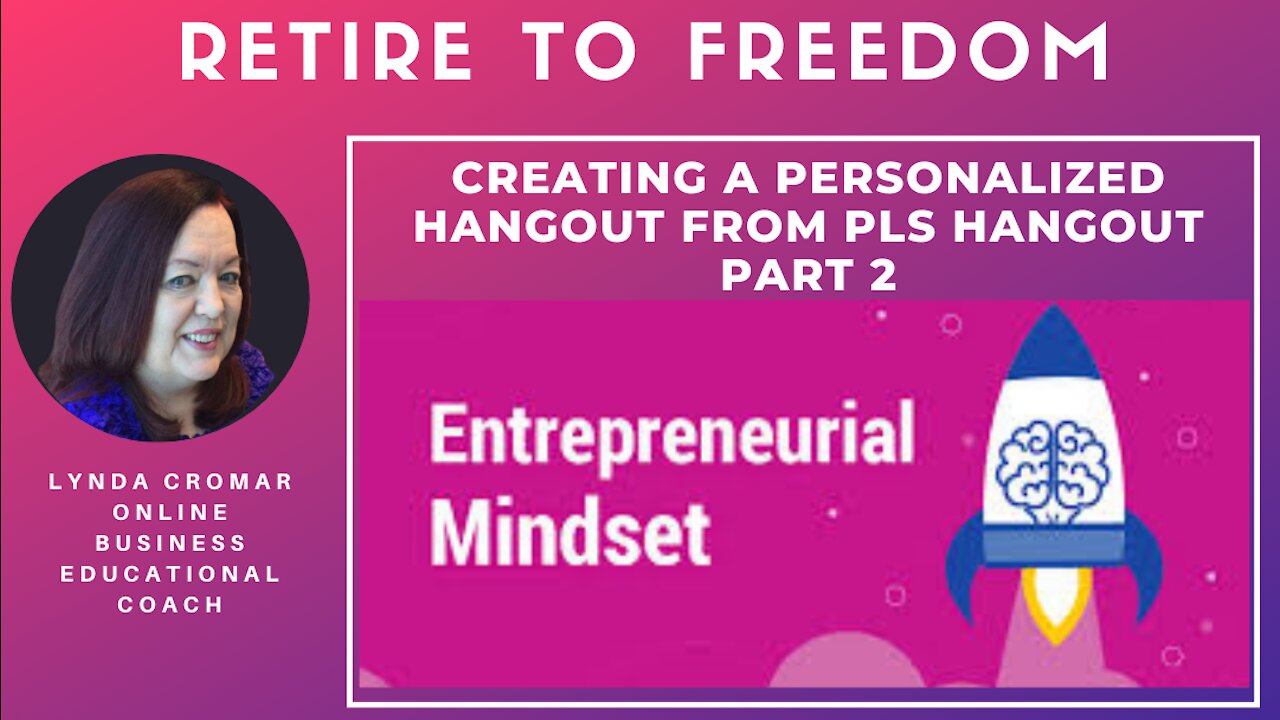 Creating a Personalized Hangout From PLS Hangout Part 2