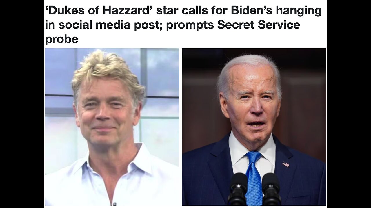 Dukes Of Hazzard's John Schneider Calls For Biden's Hanging