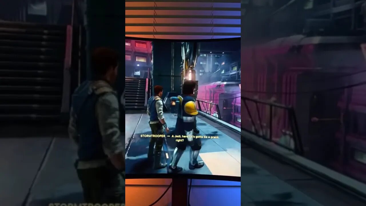 Star Wars Jedi: Survivor on a LG45GR95QE! #shorts #gamingsetup #gaming #starwarsjedisurvivor