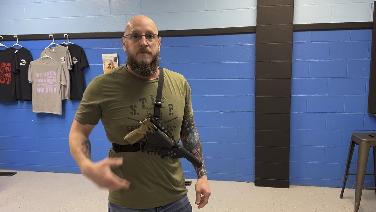 FN509 chest rig with silencer by 3i Holsters