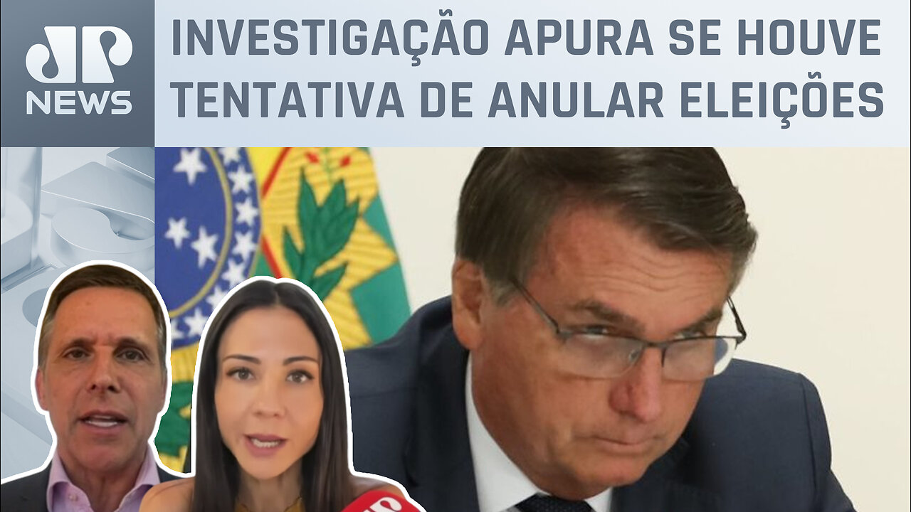 Bolsonaro deve prestar depoimento na PF nesta quarta (12); Amanda Klein e Capez analisam