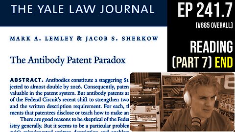 "The Antibody Patent Paradox": Reading of Yale Law Journal (2023) (P7) - Resolving the paradox (end)