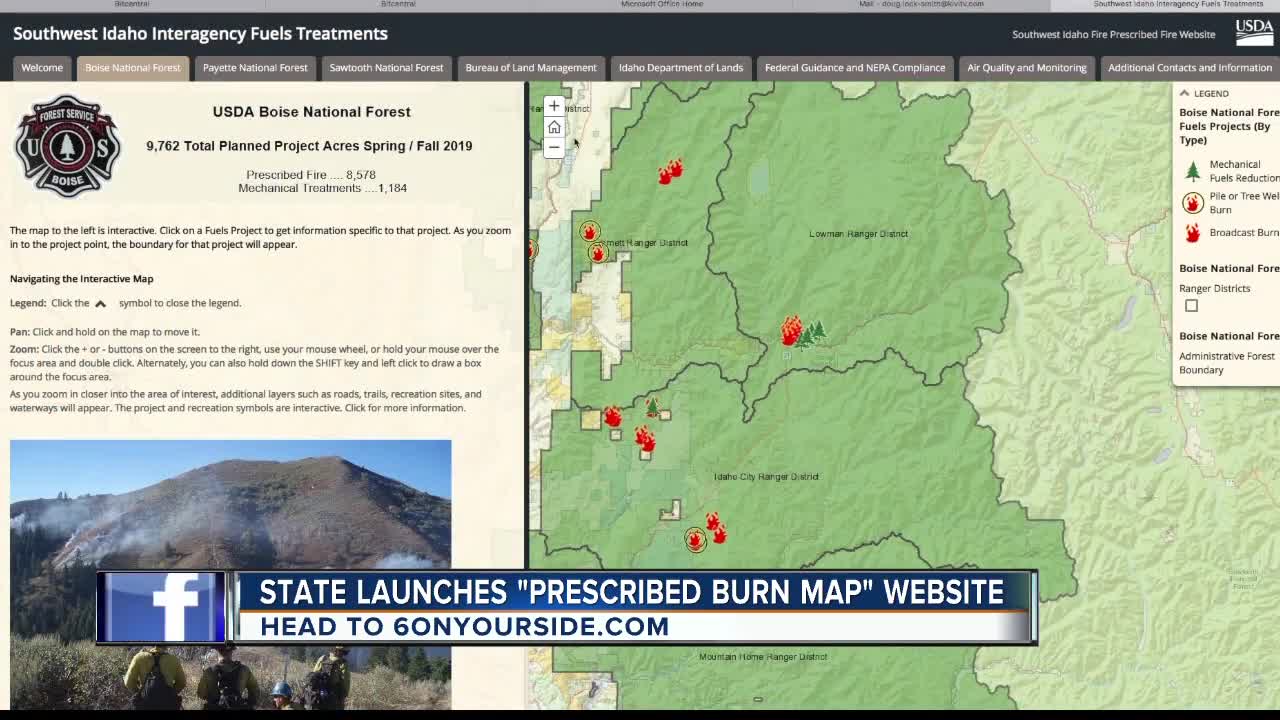 State launches "prescribed burn map"